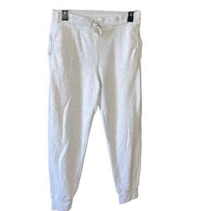 Athleta Balance High Rise Jogger Silver Activewear Cozycore Small #757